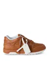 Off-white Men's Out Of Office Low Top Sneakers In Brown