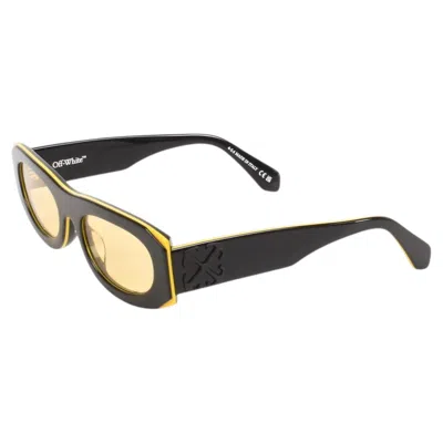 Pre-owned Off-white Men Sunglasses Oeri130 Orlando, One Size In Black