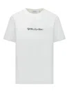 Off-white White Script Logo Front Graphic T-shirt In White