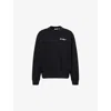 Off-white Mens Black Off-logo Crewneck Cotton Sweatshirt In Gray