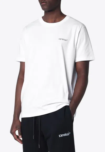 Off-white Metal Arrow Print T-shirt In White