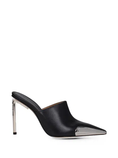 Off-white Metal-tip Leather Pumps In Black