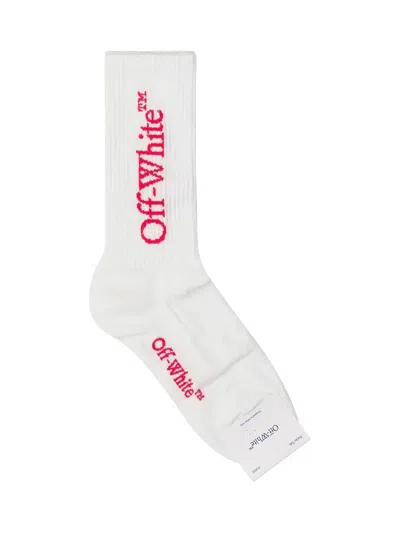 Off-white Mid Bookish Calf Socks