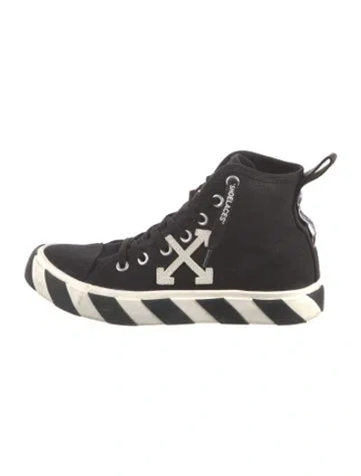Pre-owned Off-white Mid Top Vulc Sole Sneakers In Black