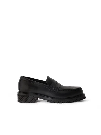 Off-white Military Loafer In Black
