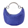Off-white Mini Binder Clip Bag In Blue