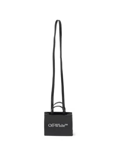 Pre-owned Off-white Mini Box Tote Bag In Black