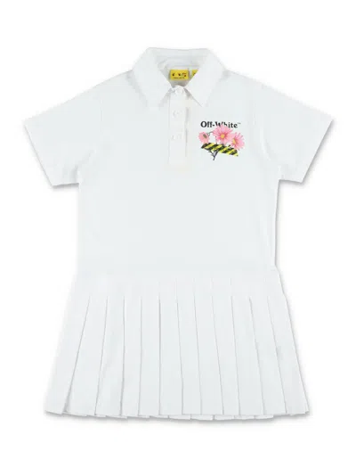 Off-white Kids'  Mini Casual Dress For Girls