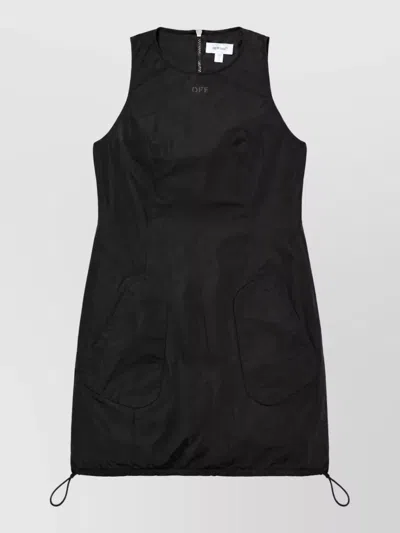Off-white Mini Dress In Black