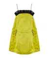 Off-white Mini Dress In Yellow