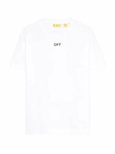 Off-white Mini Graphic Tee For Boys - Summer Style