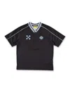 Off-white Mini Graphic T-shirt For Boys In Black