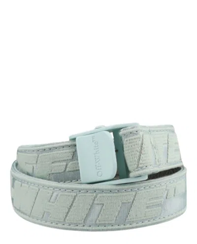 Off-white Mini Industrial Belt In Blue In Green