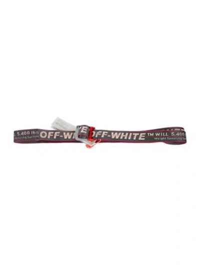 Pre-owned Off-white Mini Industrial Nylon Waist Belt W/ Tags In Multi