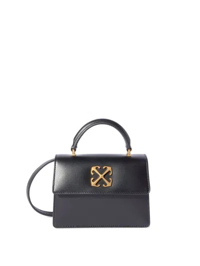 Off-white Mini Jitney Baby Handbag For Women In Black