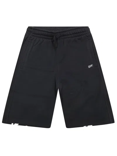 Off-white Mini Paintint Shorts In Black
