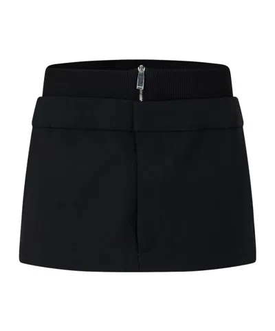 Off-white Mini Skirt In Black