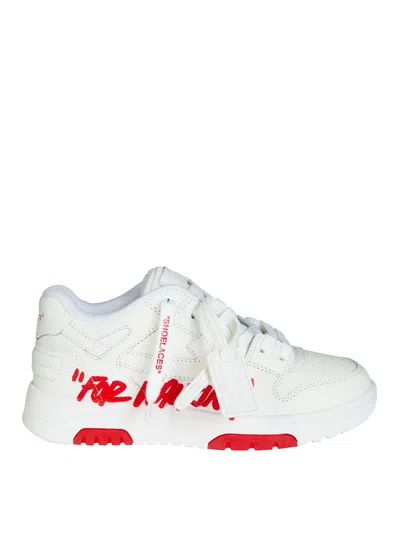 Off-white Mini Stylish Sneaker In Red