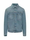 Off-white Mini Tasche Jacket In Blue