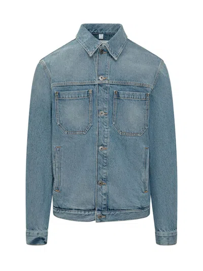 Off-white Mini Tasche Jacket In Blue