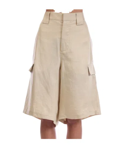 Off-white Minimalist Straight-leg Shorts In Multi