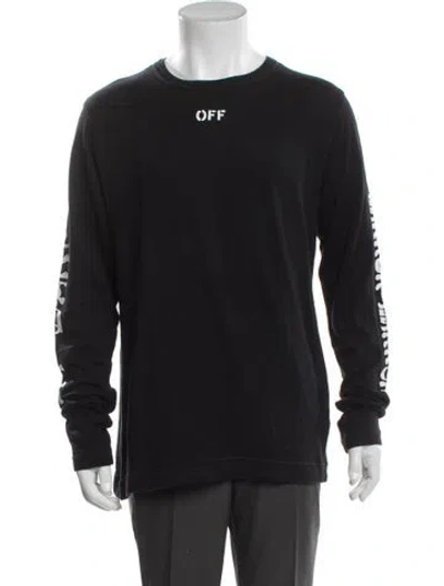 Pre-owned Off-white Mirror Mirror Graphic Print T-shirt In Blue