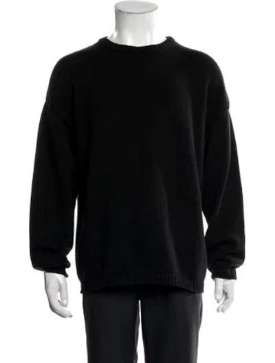 Pre-owned Off-white Mock Neck Sweater In Black