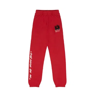 Pre-owned Off-white Monalisa Sweat Pant 'red' | Men's Size Xl