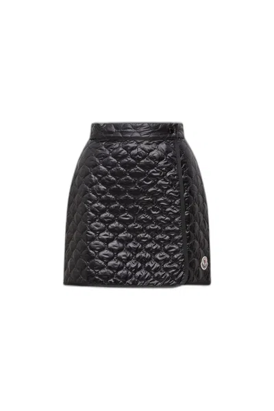Off-white Moncler Mini Skirt In Black