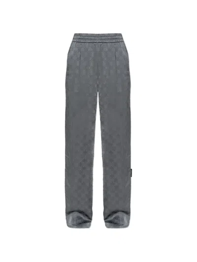 Off-white Monogram Jacquard Pants In Gray