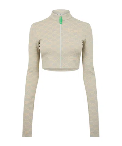 Off-white Monogram Track Top In Neutral