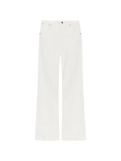 Off-white Monogram-pattern Jeans In White