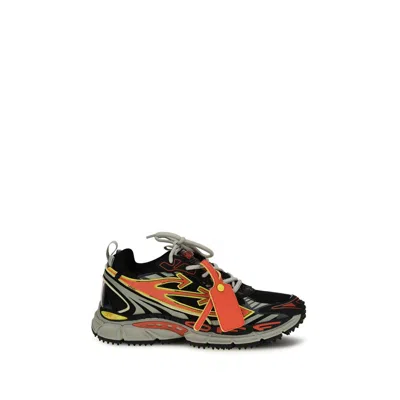 Off-white Multicolor Calf Leather Bos Taurus Athletic Sneakers