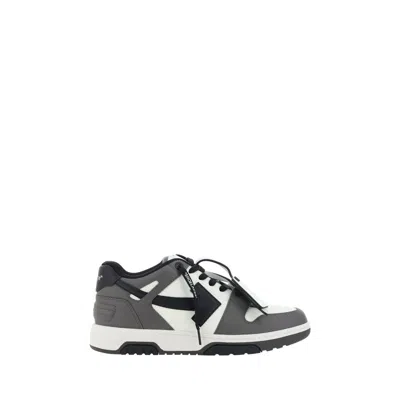 Off-white Multicolor Calf Leather Bos Taurus Athletic Sneakers In Gray