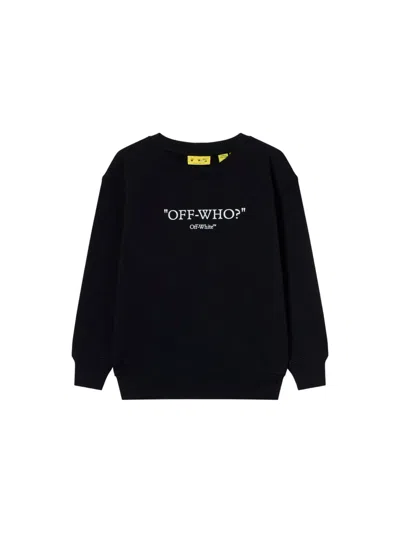 Off-white Multilogo Crewneck In Black