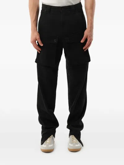 Off-white Multiple-pocket Jeans In Black