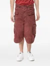 Off-white Multi-pocket Garment-dyed Shorts In Multi