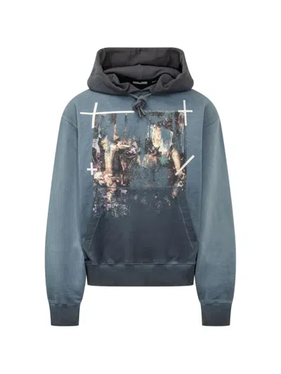 OFF-WHITE NARCISO GRAPHIC-PRINT HOODIE