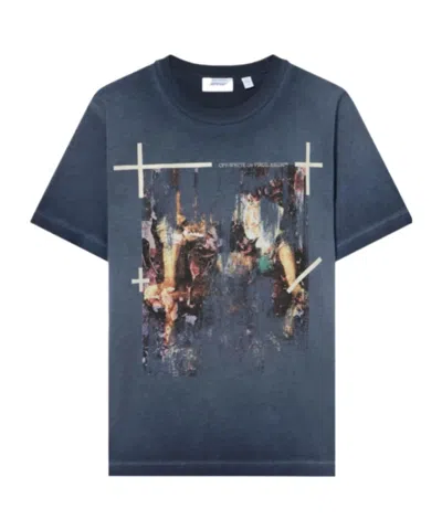 Off-white Narciso Graphic-print T-shirt In Blue