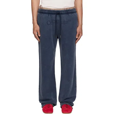 Off-white Navy Bookish Mar Sweatpants In Black