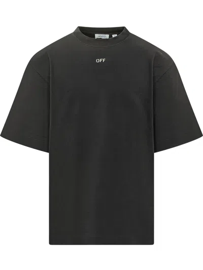 Off-white Negative Arrow Short Sleeve T-shirt In Black
