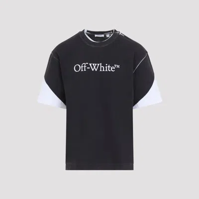 Off-white Bookish Skate Short Sleeve Crew T-shirt In Black