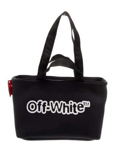 Pre-owned Off-white Neoprene Shoulder Bag In Black