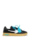 Off-white Black Polyester Athletic Sneakers In Black
