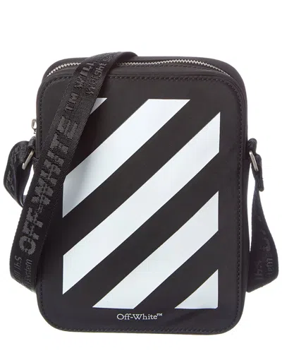 Off-white ™ North/south Flight Multi Pocket Crossbody In Black