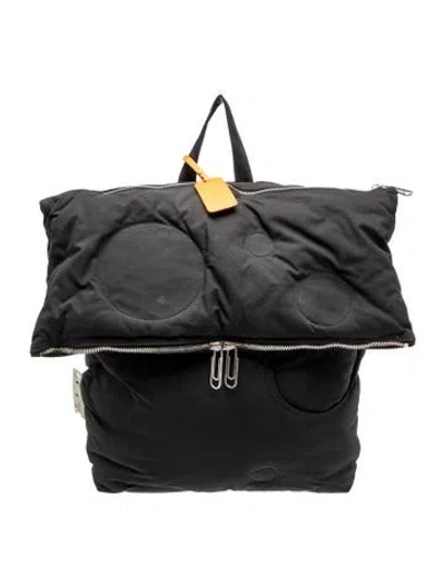 Pre-owned Off-white Nylon Backpack In Black