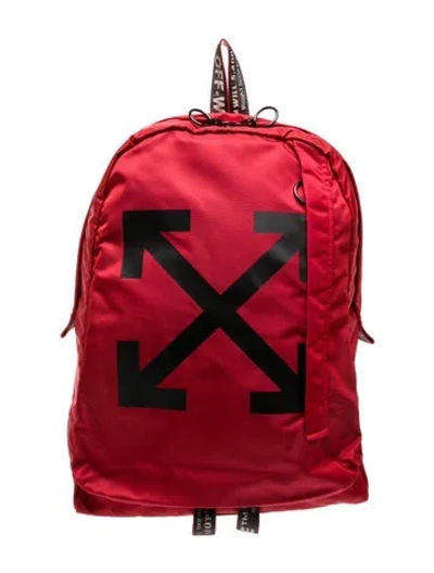 Pre-owned Off-white Nylon Backpack W/ Tags In Multi