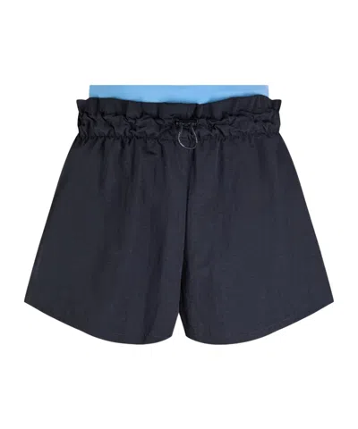 Off-white Nylon Shorts In Blue