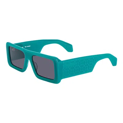 Off-white Oeri140 Troy 5907 Teal/dark Grey In Green