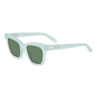 Off-white Oeri143 Lincoln 5355 Transparent Sage/green In White